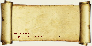 Jasmina Radaković vizit kartica